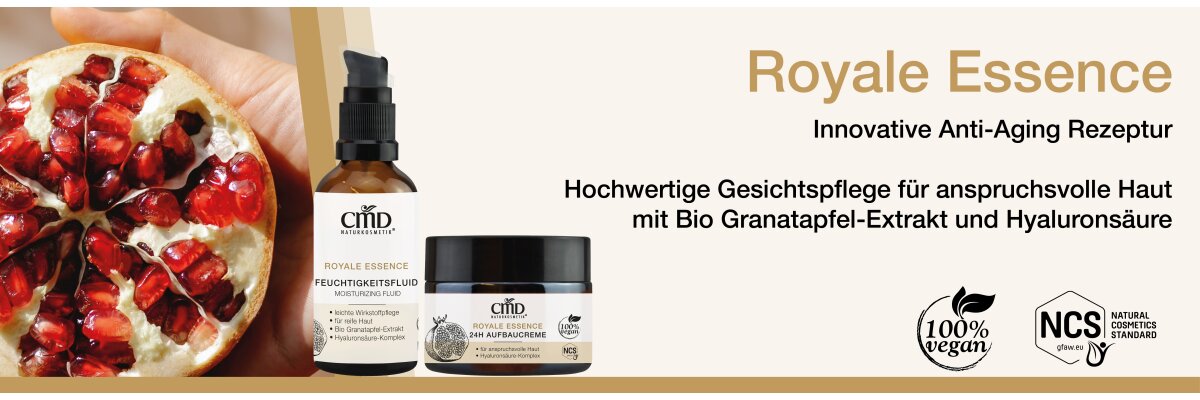 100% Wirkstoffe, wertvollste Öle und Extrakte...
