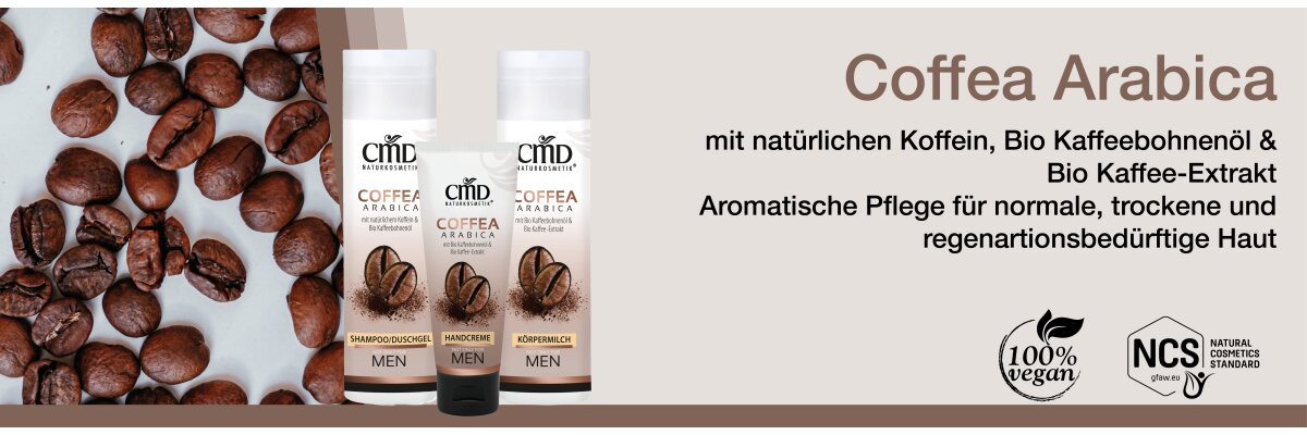 Die Coffea Arabica Männerpflegeserie mit...