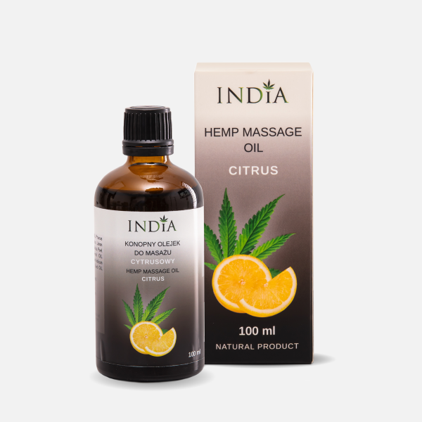 INDIA Cosmetics Massageöl Zitrus  (100 ml)