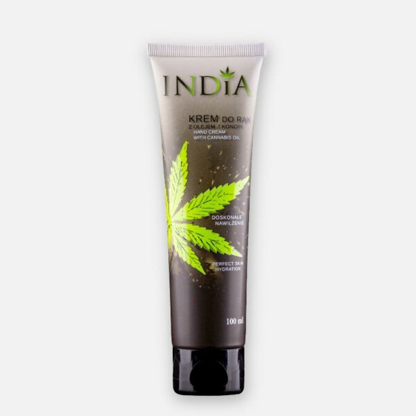 INDIA Cosmetics Hanf Handcreme  (100 ml)  - neue Formulierung